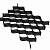 Георешетка полимерная объемная черная ОР-10 СО 16,5 кв.м
